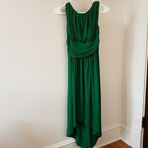 Emerald green dress